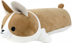 Подушка декоративная WP Merchandise Собака Корги Норман Синтепух 74x35 см (FWPDOGCORGI23BG70) - фото  - интернет-магазин электроники и бытовой техники TTT