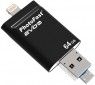 USB флеш-накопичувач PhotoFast iFlashDrive EVO Plus Lightning / USB3 / Micro 64GB IFDEVOPLUS64G - фото  - інтернет-магазин електроніки та побутової техніки TTT