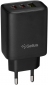 Мережевий зарядний пристрій Gelius Power Pulse GP-HC057 65W USB+2Type-C (QC/PD/PPS) (2099900965241) Black - фото  - інтернет-магазин електроніки та побутової техніки TTT