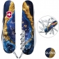 Ніж Victorinox HUNTSMAN DESIGN Золотисто-блакитний кристал 1.3713.3.R2040pk - фото  - інтернет-магазин електроніки та побутової техніки TTT