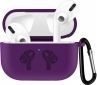 Чохол для навушників BeCover Silicon Protection для Apple AirPods Pro (704502) Purple - фото  - інтернет-магазин електроніки та побутової техніки TTT