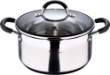 Кастрюля с крышкой MasterPro Foodies collection 5 л (BGMP-1502-BK) - фото  - интернет-магазин электроники и бытовой техники TTT