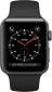Смарт годинник Apple Watch Series 3 GPS 38mm Space Grey Aluminium Case with Black Sport Band (MQKV2FS/A) - фото  - інтернет-магазин електроніки та побутової техніки TTT