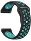 Ремінець BeCover Nike Style для Xiaomi Amazfit Bip / Bip Lite / Bip S Lite / GTR 42mm / GTS / TicWatch S2 / TicWatch E (BC_705701) Black-Blue - фото  - інтернет-магазин електроніки та побутової техніки TTT