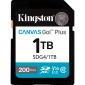 Карта памяти Kingston Canvas Go! Plus SDXC 1TB UHS-I U3 V30 (SDG4/1TB) - фото  - интернет-магазин электроники и бытовой техники TTT