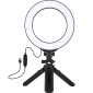 Кільцева USB LED лампа PULUZ PKT3059B 6.2