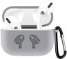 Чехол для наушников BeCover Silicon Protection для Apple AirPods Pro (704497) Gray - фото  - интернет-магазин электроники и бытовой техники TTT