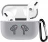 Чохол для навушників BeCover Silicon Protection для Apple AirPods Pro (704497) Gray - фото  - інтернет-магазин електроніки та побутової техніки TTT