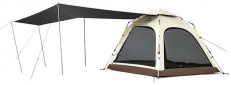 Палатка трехместная автоматическая с тентом Naturehike Ango CNK2550WS010 L Brown - фото  - интернет-магазин электроники и бытовой техники TTT