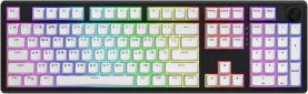 Клавіатура бездротова Hator Skyfall 100 Aurum Lemon RGB Wireless/Bluetooth/USB (HTK3100UA) Black/White  - фото  - інтернет-магазин електроніки та побутової техніки TTT