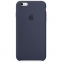 Панель Apple iPhone 6s Silicone Case Midnight Blue (MKY22ZM/A) - фото  - інтернет-магазин електроніки та побутової техніки TTT