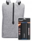 Рюкзак для ноутбука ENERGIZER EPB004 (Grey) + powerbank UE10007 (Black) - фото  - интернет-магазин электроники и бытовой техники TTT