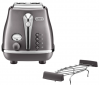 Тостер DeLonghi Icona Metallics CTOT 2103 GY - фото  - интернет-магазин электроники и бытовой техники TTT