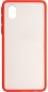 Панель Gelius Bumper Mat Case для Samsung Galaxy A013 (A01 Core) (2099900829666) Red - фото  - інтернет-магазин електроніки та побутової техніки TTT