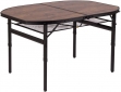 Стіл кемпінговий Bo-Camp Melrose Oval 120x80 см (1404220) (DAS302785) Black/Wood look  - фото  - інтернет-магазин електроніки та побутової техніки TTT