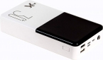 УМБ PowerX Q500 Powerbank 30000mAh LCD Screen (1283126562334) White - фото  - інтернет-магазин електроніки та побутової техніки TTT