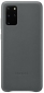 Панель Samsung Leather Cover для Samsung Galaxy S20 Plus (EF-VG985LJEGRU) Gray - фото  - інтернет-магазин електроніки та побутової техніки TTT