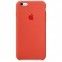 Панель Apple iPhone 6s Silicone Case Orange (MKY62ZM/A) - фото  - інтернет-магазин електроніки та побутової техніки TTT