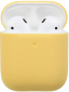 Чехол для наушников Ultrathin Silicone Case для Apple AirPods 2 Mellow yellow - фото  - интернет-магазин электроники и бытовой техники TTT