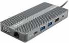USB-хаб Blueendless USB Type-C - 2x HDMI, VGA, LAN, 3x USB Type-A, SD, TF, USB Type-C PD100W, Aux (CA913886) - фото  - интернет-магазин электроники и бытовой техники TTT