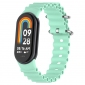 Ремешок BeCover Wave Style для Xiaomi Mi Smart Band 8 / 9 / 10 (714356) Light Green - фото  - интернет-магазин электроники и бытовой техники TTT