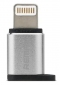 Адаптер REMAX Micro USB - Lightning RA-USB2 Silver - фото  - інтернет-магазин електроніки та побутової техніки TTT