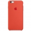 Силіконовий чохол Apple iPhone 6s Plus Silicone Case (MKXQ2) Orange - фото  - інтернет-магазин електроніки та побутової техніки TTT