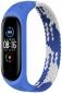 Ремінець BeCover Elastic Nylon Style для Xiaomi Mi Smart Band 5/Mi Smart Band 6 (Size L) (706162) Blue-White - фото  - інтернет-магазин електроніки та побутової техніки TTT