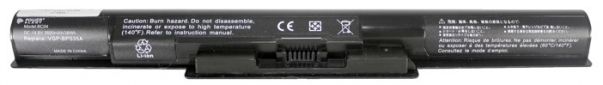 Аккумулятор PowerPlant VGP-BPS35A для Sony Vaio Fit 14E Black (14.8V/2600mAh/4 Cells) (NB00000237) - фото  - интернет-магазин электроники и бытовой техники TTT