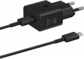 Мережевий зарядний пристрій Samsung 25W Type-C Cable (EP-T2510XBEGEU) Black - фото  - інтернет-магазин електроніки та побутової техніки TTT