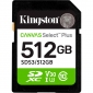 Карта памяти Kingston Canvas Select Plus SDXC 512GB UHS-I U3 V30 (SDS3/512GB) - фото  - интернет-магазин электроники и бытовой техники TTT
