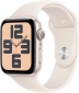 Apple Watch SE (2024) GPS 40mm Starlight Aluminium Case with Starlight Sport Band - S/M (MXEF3QH/A) - фото  - інтернет-магазин електроніки та побутової техніки TTT
