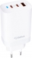 Мережевий зарядний пристрій Gelius Elevaro GP-HC065 65W USB+2Type-C (QC/PD/PPS) White - фото Мережевий зарядний пристрій Gelius Elevaro GP-HC065 65W USB+2Type-C (QC/PD/PPS) White - фото  - інтернет-магазин електроніки та побутової техніки TTT