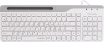 Клавиатура проводная A4Tech FK25 USB (4711421959896) White  - фото  - интернет-магазин электроники и бытовой техники TTT