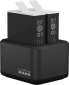 Двойное зарядное устройство для GoPro Dual Battery Charger + Аккумулятор Enduro для Hero 11, 10, 9 2 шт (ADDBD-211-EU) - фото  - интернет-магазин электроники и бытовой техники TTT