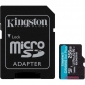 Карта памяти Kingston microSDXC 256GB Canvas Go! Plus G4 Class 10 UHS-I U3 V30 A2 + SD-адаптер (SDCG4/256GB) - фото  - интернет-магазин электроники и бытовой техники TTT