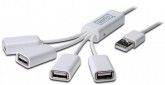 USB-хаб Digitus USB 2.0 4 порта (DA-70216) White - фото  - інтернет-магазин електроніки та побутової техніки TTT
