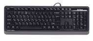 Клавиатура проводная A4Tech Fstyler FKS10 Grey - фото  - интернет-магазин электроники и бытовой техники TTT