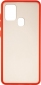 Панель Gelius Bumper Mat Case для Samsung Galaxy A21s (A217) (2099900810442) Red - фото  - інтернет-магазин електроніки та побутової техніки TTT
