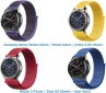 Набір ремінців 4 кольори BeCover Nylon Style для Samsung Galaxy Watch 42mm/Watch Active/Active 2 40/44mm/Watch 3 41mm/Gear S2 Classic/Gear Sport (706547) Boy - фото  - інтернет-магазин електроніки та побутової техніки TTT
