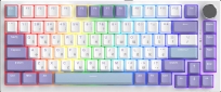 Клавіатура дротова Ajazz AK820 Sea Salt Switch RGB USB-C (AK820-SS-PWB) White  - фото  - інтернет-магазин електроніки та побутової техніки TTT