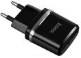 Сетевое зарядное устройство Hoco C12 2USB 2.4A + microUSB cable Black - фото  - интернет-магазин электроники и бытовой техники TTT