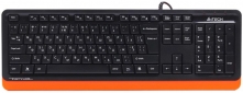 Клавиатура проводная A4Tech FKS10 USB (4711421963398) Orange  - фото  - интернет-магазин электроники и бытовой техники TTT