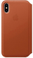 Панель Apple Leather Folio iPhone X Saddle Brown - фото  - інтернет-магазин електроніки та побутової техніки TTT