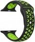 Ремешок Nike Silicon Sport Band for Apple Watch 38mm Black/Green - фото  - интернет-магазин электроники и бытовой техники TTT