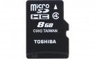 Карта пам'яті Toshiba MicroSDHC 8GB Class 4 + SD-adapter (THN-M102K0080M2) - фото  - інтернет-магазин електроніки та побутової техніки TTT