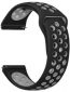 Ремінець BeCover Nike Style для Xiaomi iMi KW66 / Mi Watch Color / Haylou LS01/LS02 / Haylou Smart Watch Solar LS05 (705801) Black-Gray - фото  - інтернет-магазин електроніки та побутової техніки TTT
