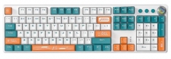 Клавиатура проводная Aula Wind F2088 Pro Mechanical White/Blue + 9 Orange keys KRGD Blue USB EN/UA (6948391234908) - фото  - интернет-магазин электроники и бытовой техники TTT