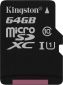 Карта памяти Kingston microSDXC 64GB Canvas Select Class 10 UHS-I U1 (SDCS/64GBSP) - фото  - интернет-магазин электроники и бытовой техники TTT