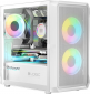 Корпус Logic Concept Portos Mesh+Glass ARGB fans 3x120 mm (AM-PORTOS-20-0000000-0002) White  - фото  - интернет-магазин электроники и бытовой техники TTT